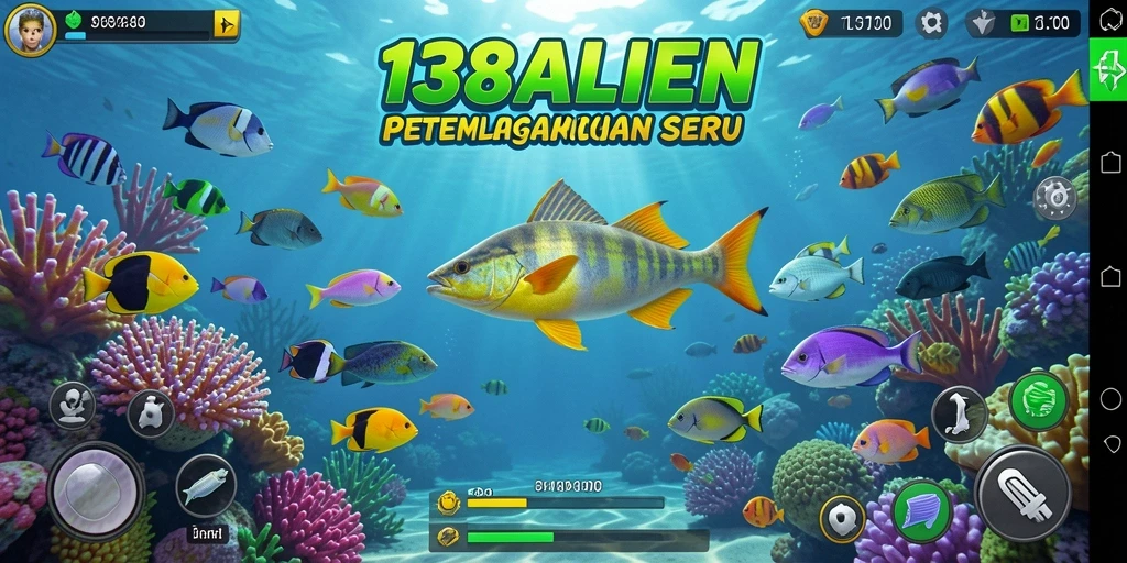 Tampilan gameplay menembak ikan seru di 138ALIEN.