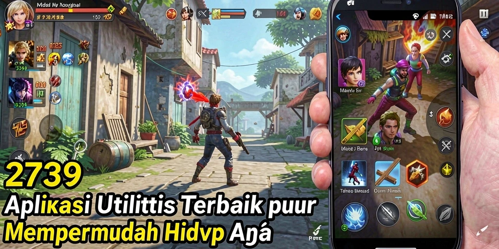 Tampilan utama aplikasi 2739 dengan berbagai utility tools yang fungsional.