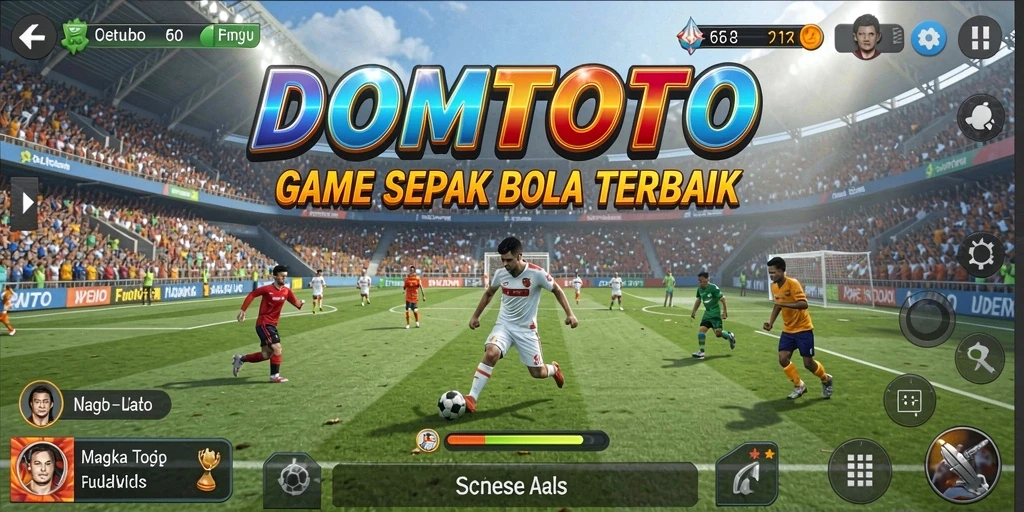 Tampilan gameplay seru dalam DOMTOTO yang menegangkan.