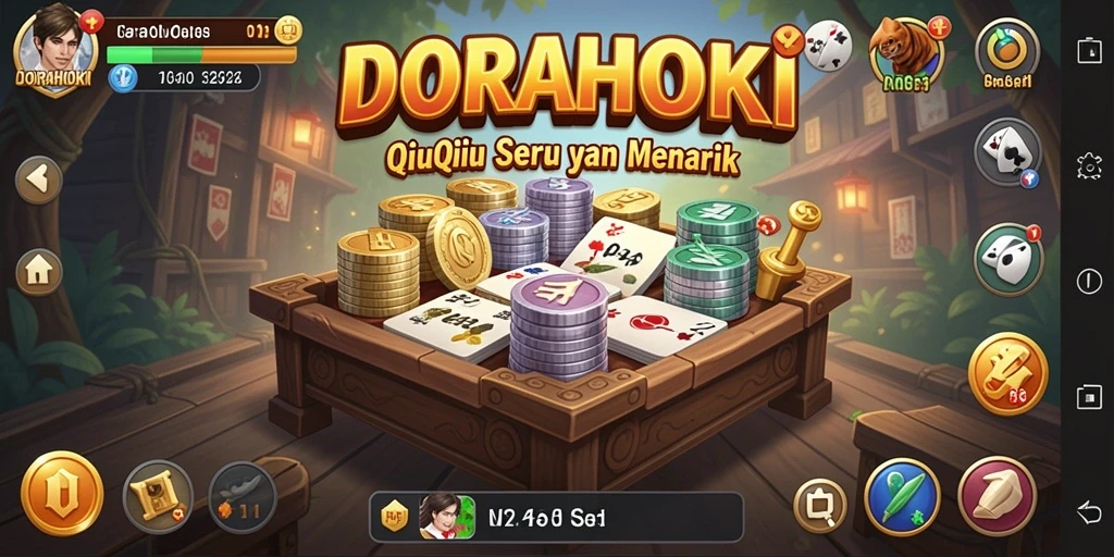 Gameplay QiuQiu yang seru di DORAHOKI