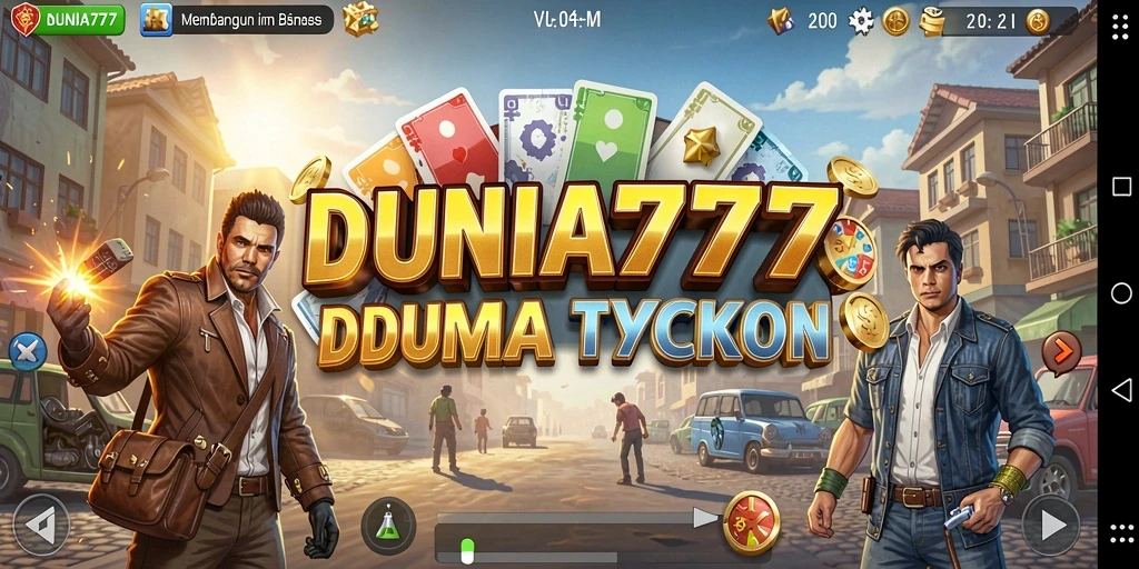 Screenshot DUNIA777 menampilkan gameplay Tycoon yang seru dan inovatif.