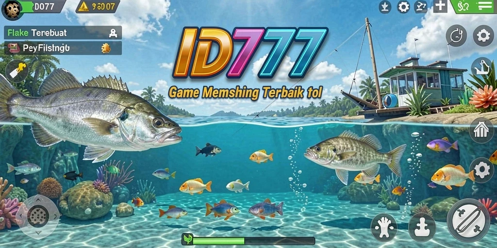 Tampilan gameplay ID777 menampilkan momen seru berpancing.