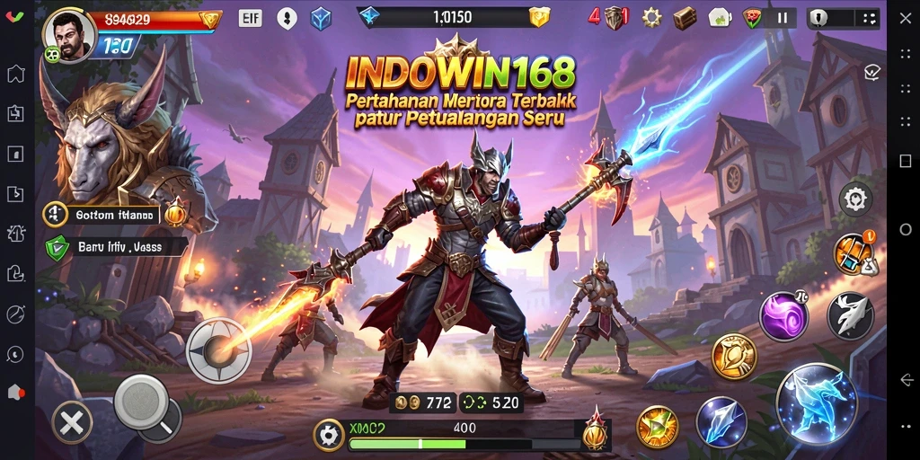 Tampilan gameplay INDOWIN168 yang menegangkan dan penuh strategi.