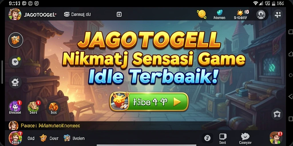 Tampilan gameplay <strong>JAGOTOGEL</strong> yang santai dan menarik dengan fitur Idle yang memudahkan.