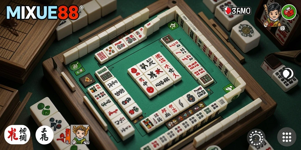 Tampilan screenshot game MIXUE88 yang menarik dengan gameplay Mahjong.