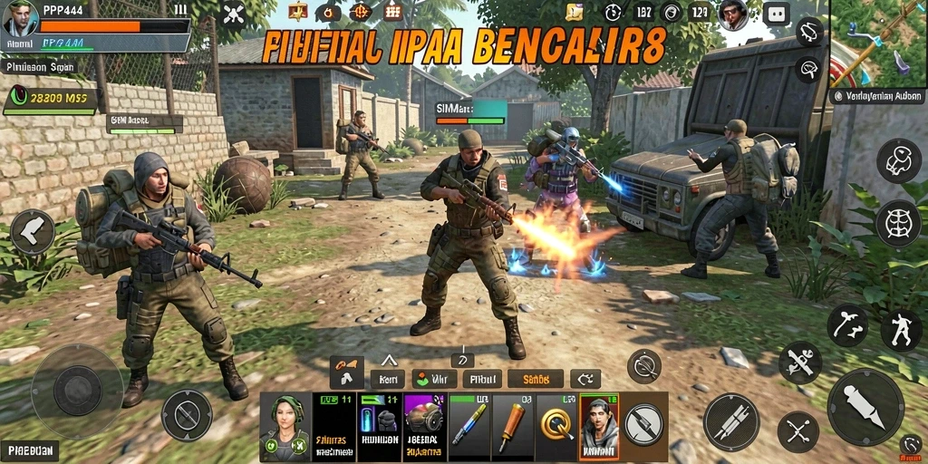 Screenshot PP444 menampilkan berbagai aktivitas gameplay Simulation yang menarik.