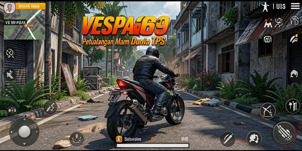 Gameplay VESPA69 yang seru dan menegangkan dalam pertempuran TPS.