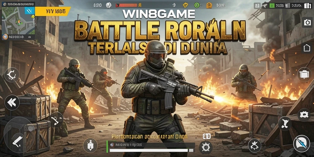 Gameplay seru di <strong>WIN8GAME</strong> dengan pertempuran epik dan strategi tim.